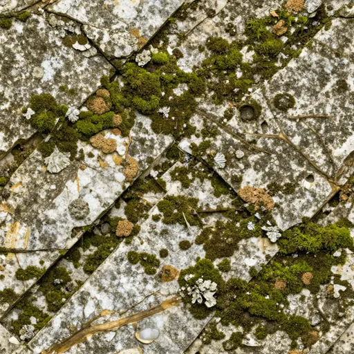 苔藓古石灰岩