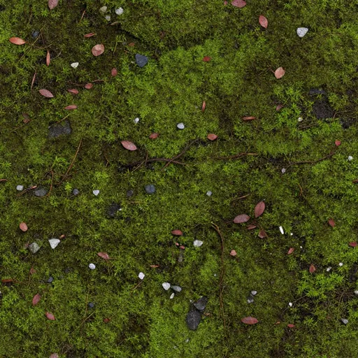 苔藓森林地面