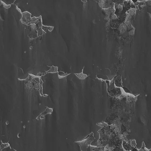 Generated aged bronze PBR map preview: Roughness