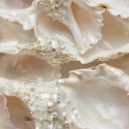 Iridescent shell surface source image for Image to PBR conversion